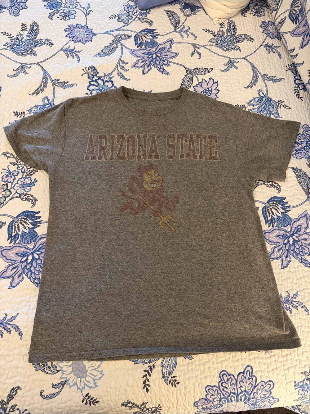 Arizona State Sun Devils Gray Short Sleeve T-Shirt